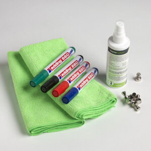 Magnetic whiteboard set magnetic user kit