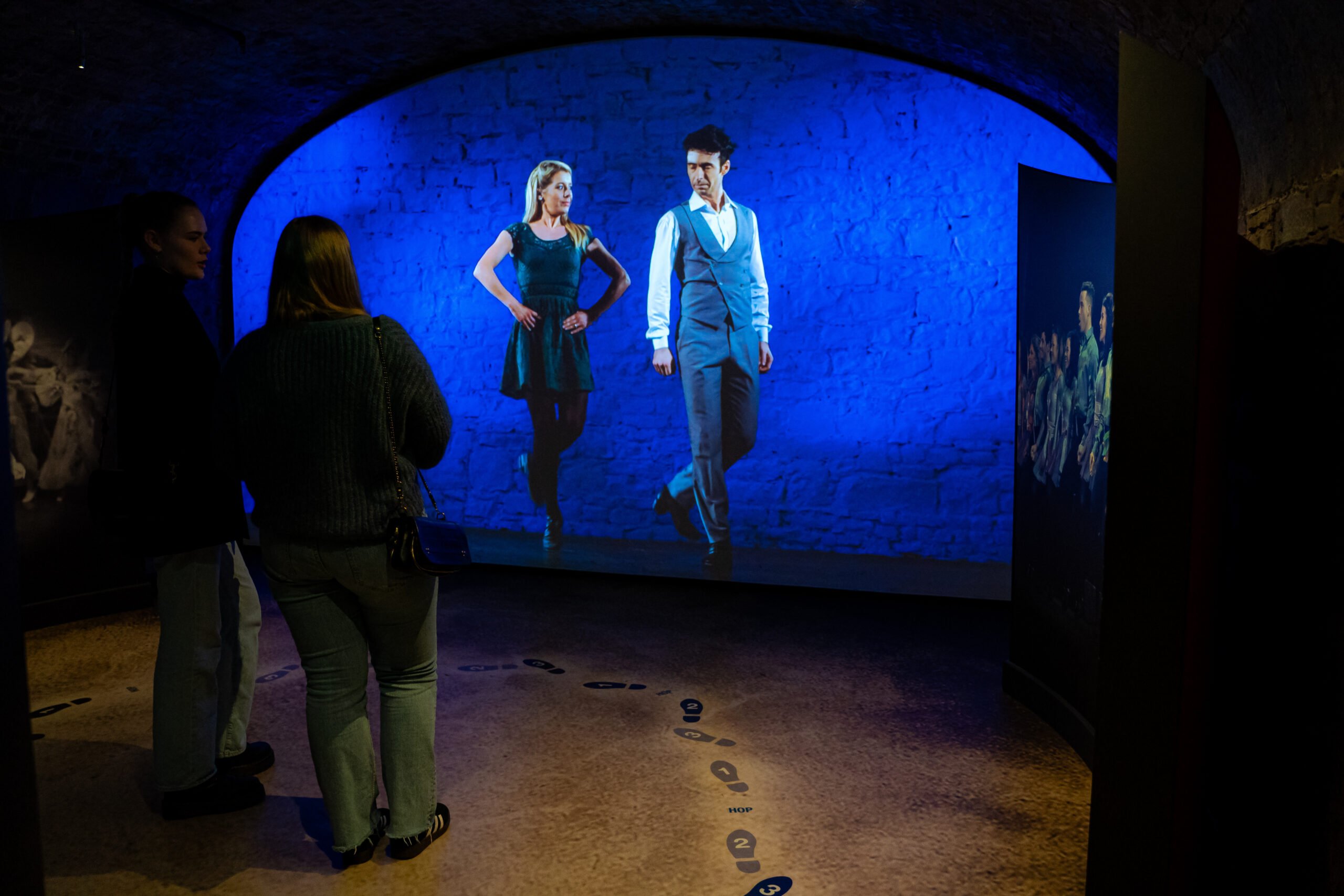 Ultra high contrast projection paint at EPIC Museum