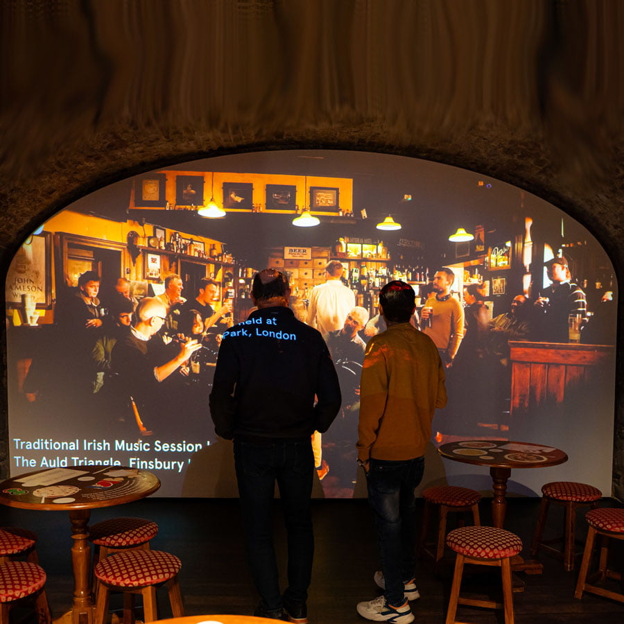 Smarter Surfaces silver screen paint is a 3D projection paint